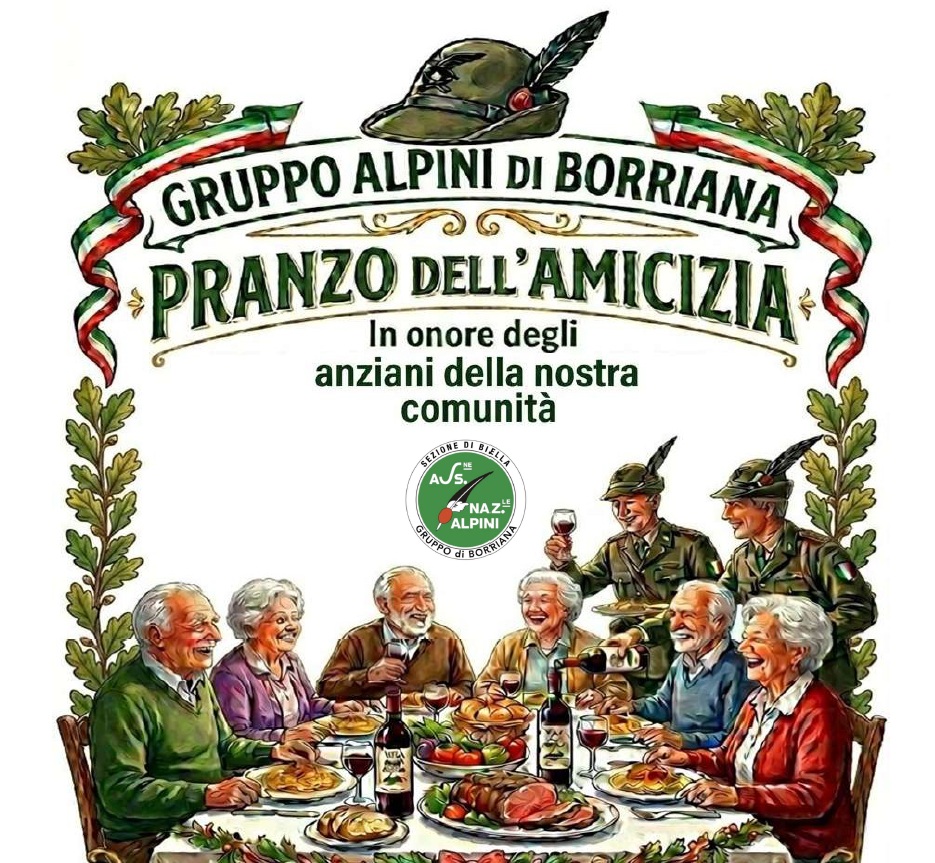 Momento di convivialità tra commensali