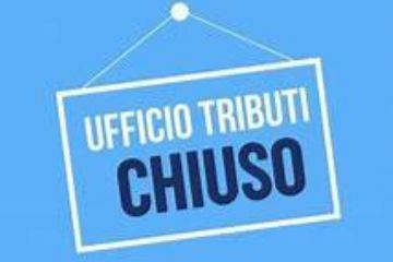 Avviso chiusura ufficio tributi