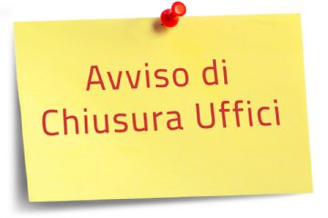 Avviso chiusura uffici 1 giugno