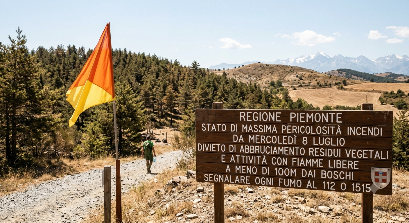 Divieto Abbruciamenti Regione Piemonte.