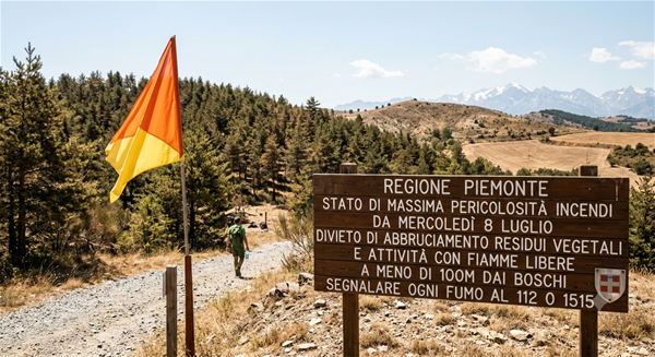 Divieto Abbruciamenti Regione Piemonte.
